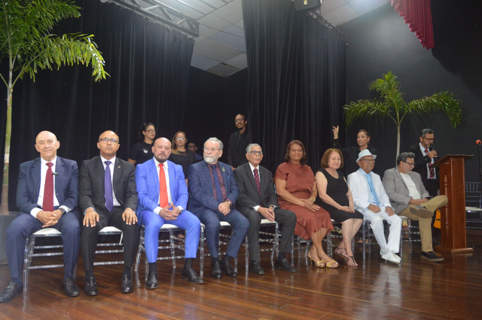 A Presidente do CME com os homenageados