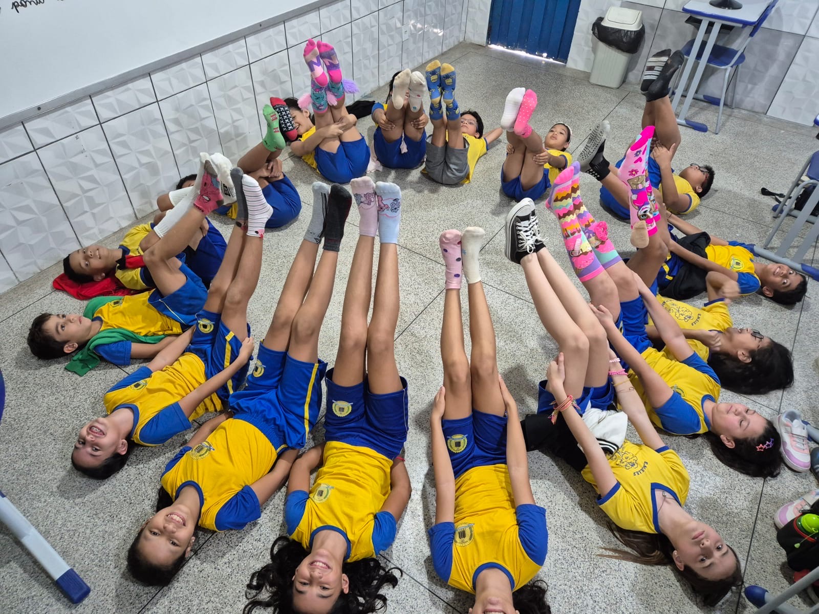 A mobilização aconteceu tanto na sede administrativa da Semed quanto nas escolas da rede municipal