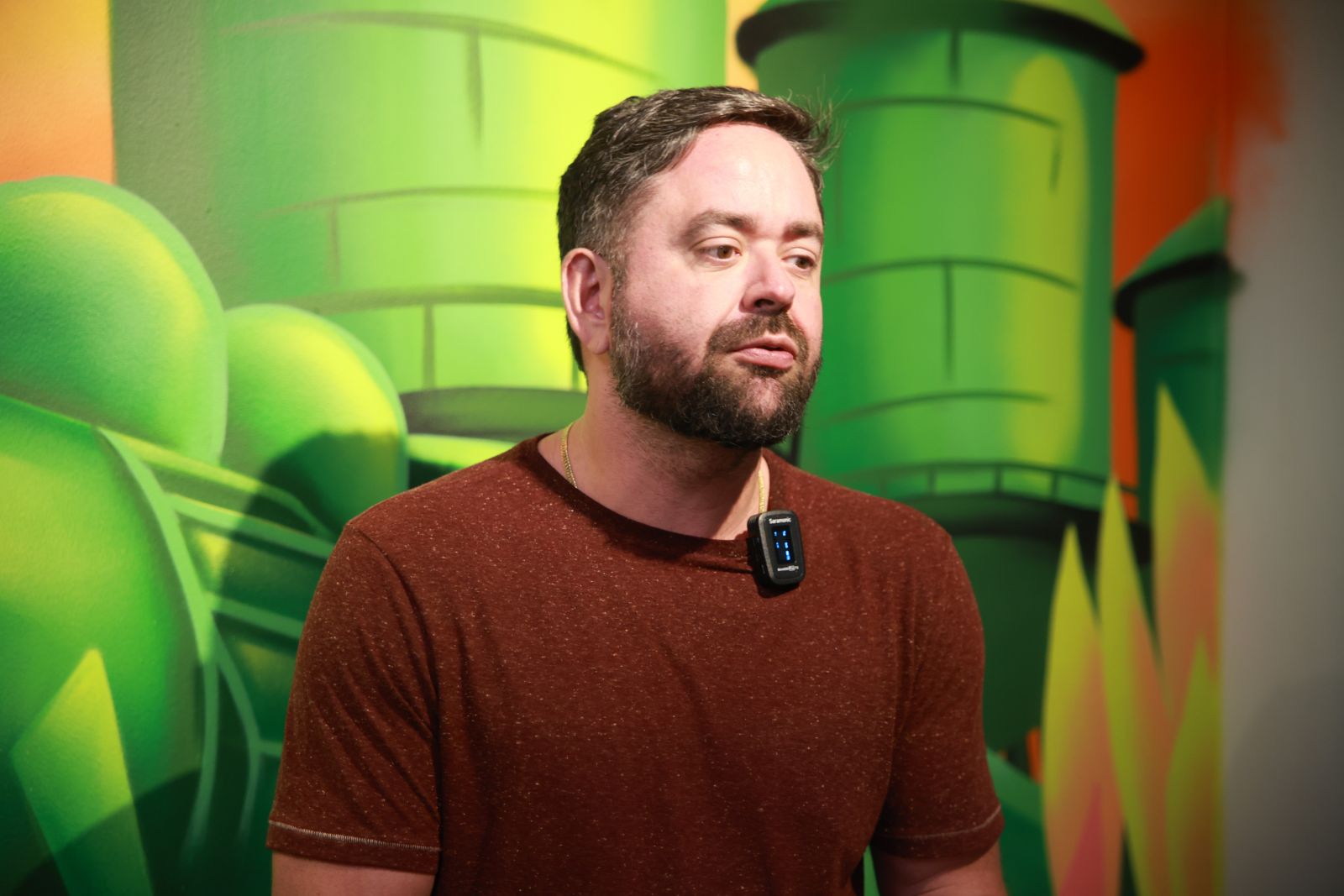 Paulo Moraes informa que o circuito foi dividido em quatro setores, Arena Inovação, Arena Gamer, Arena Music e Arena Geek